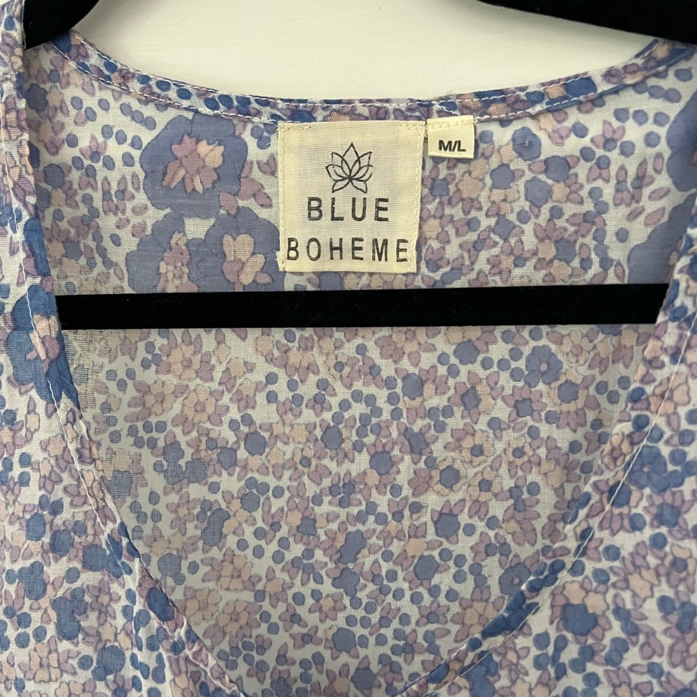 Blue Boheme Dress - Gem Blue Boheme Dress - Gem